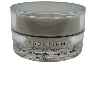 Body Firm Crepe Erase Overnight Facial Plumping Treatment 15ml 0.5oz Anti-Aging